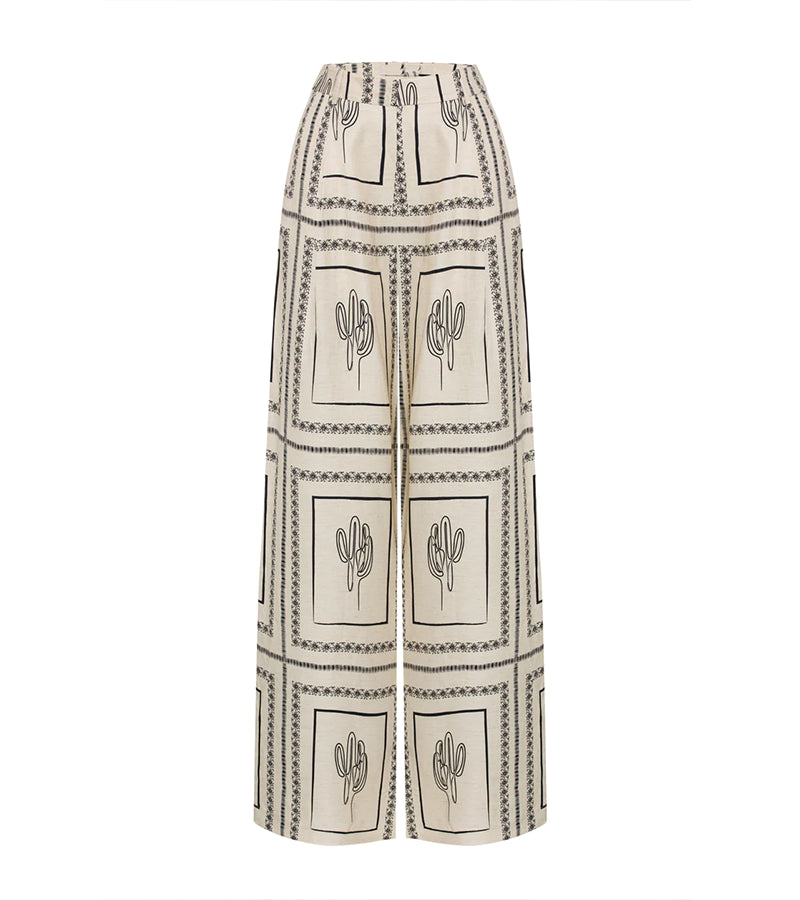 Abstract Geometric Line Two-Piece Set
