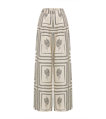 Abstract Geometric Line Two-Piece Set